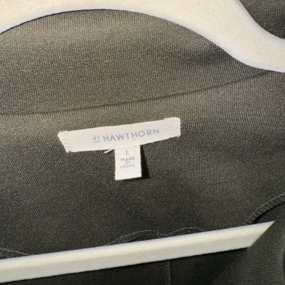 41 Hawthorn Forest Green Button Up Blazer Jacket Women’s Size Large - Picture 3 of 5